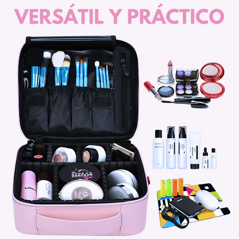 Organizador de Maquillaje con Espejo LED